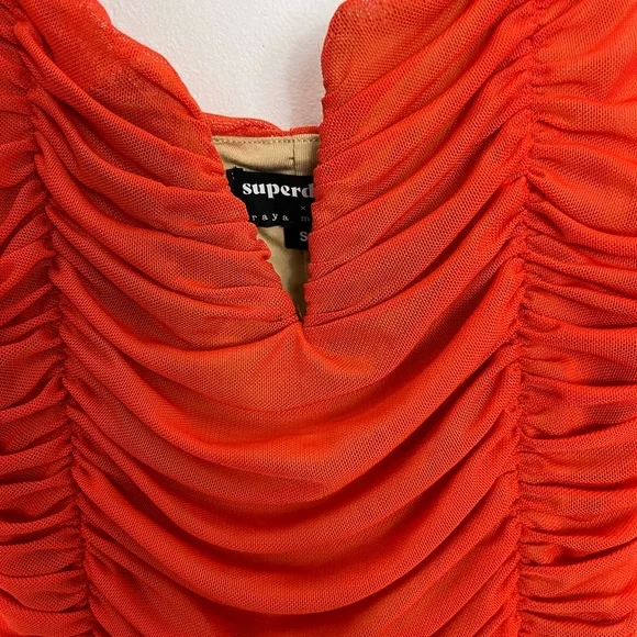 Superdown x Draya Michele Marlene Ruched Mini Dress Sz S - Picture 11 of 13